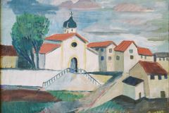 Eglise-St-Julien-a-Cusset-1945-61x50cm