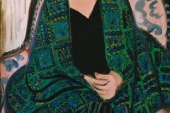 Jeanne-Couturier-chale-vert-1944-54x81cm