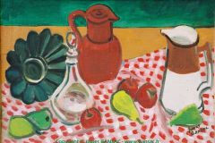 Nature-morte-Nappe-a-carreaux-1947-55x38cm