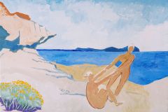 Plage-du-Bau-Rouge-2005-61x46cm
